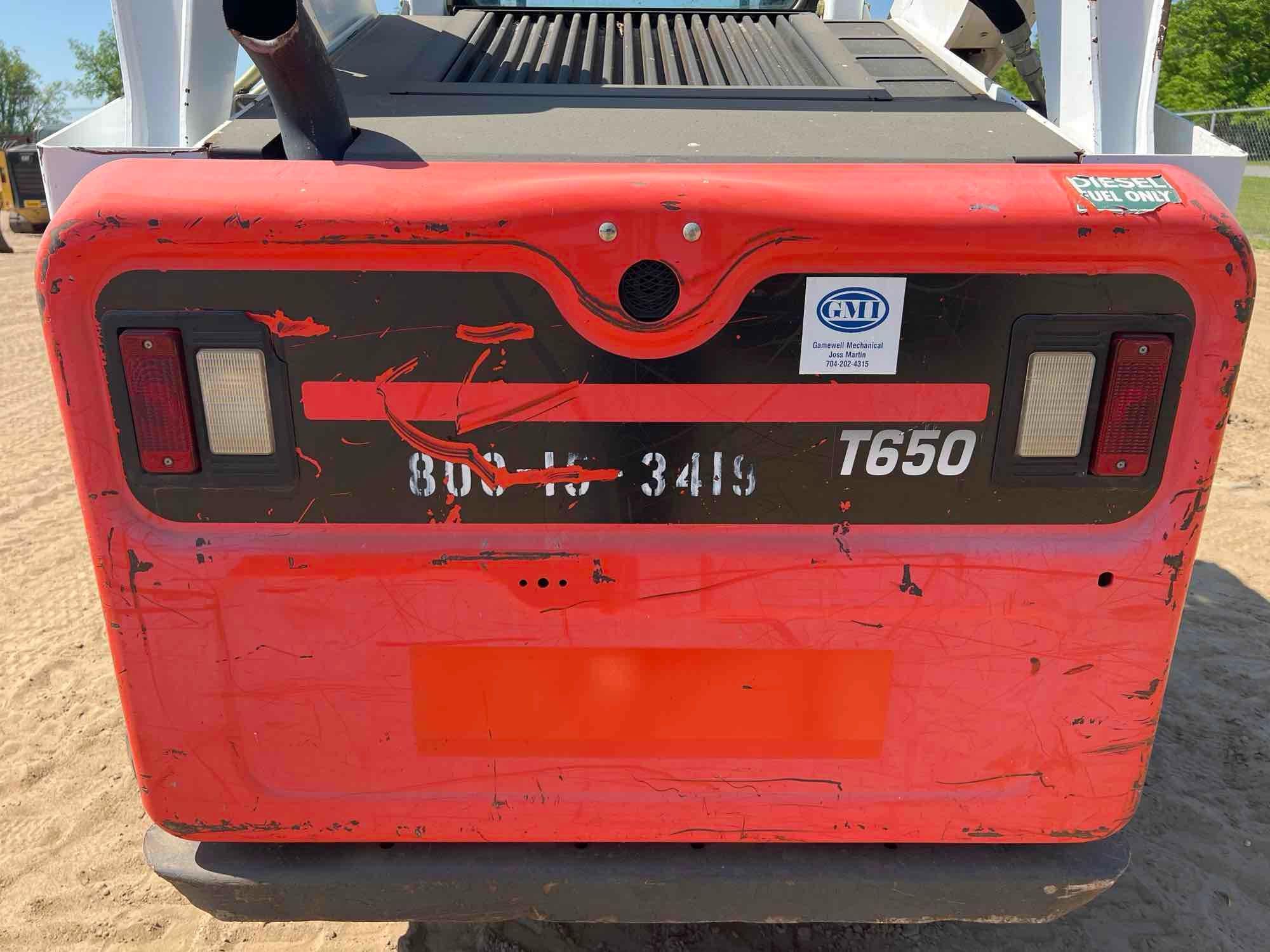 2017 BOBCAT T650 SKID STEER