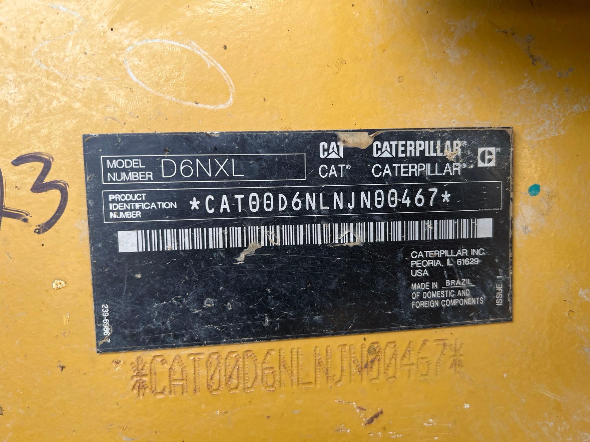 2019 CATERPILLAR D6N XL HI-TRACK CRAWLER DOZER
