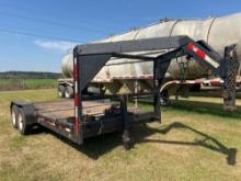 2009 HOMEMADE 6' X 12' GOOSENECK TRAILER