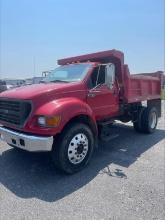 2003 Ford F750 Super Duty Single Axle Dump Truck