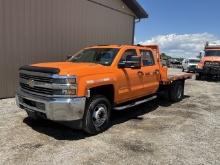 2015 Chevy 3500 HD Pick Up Truck