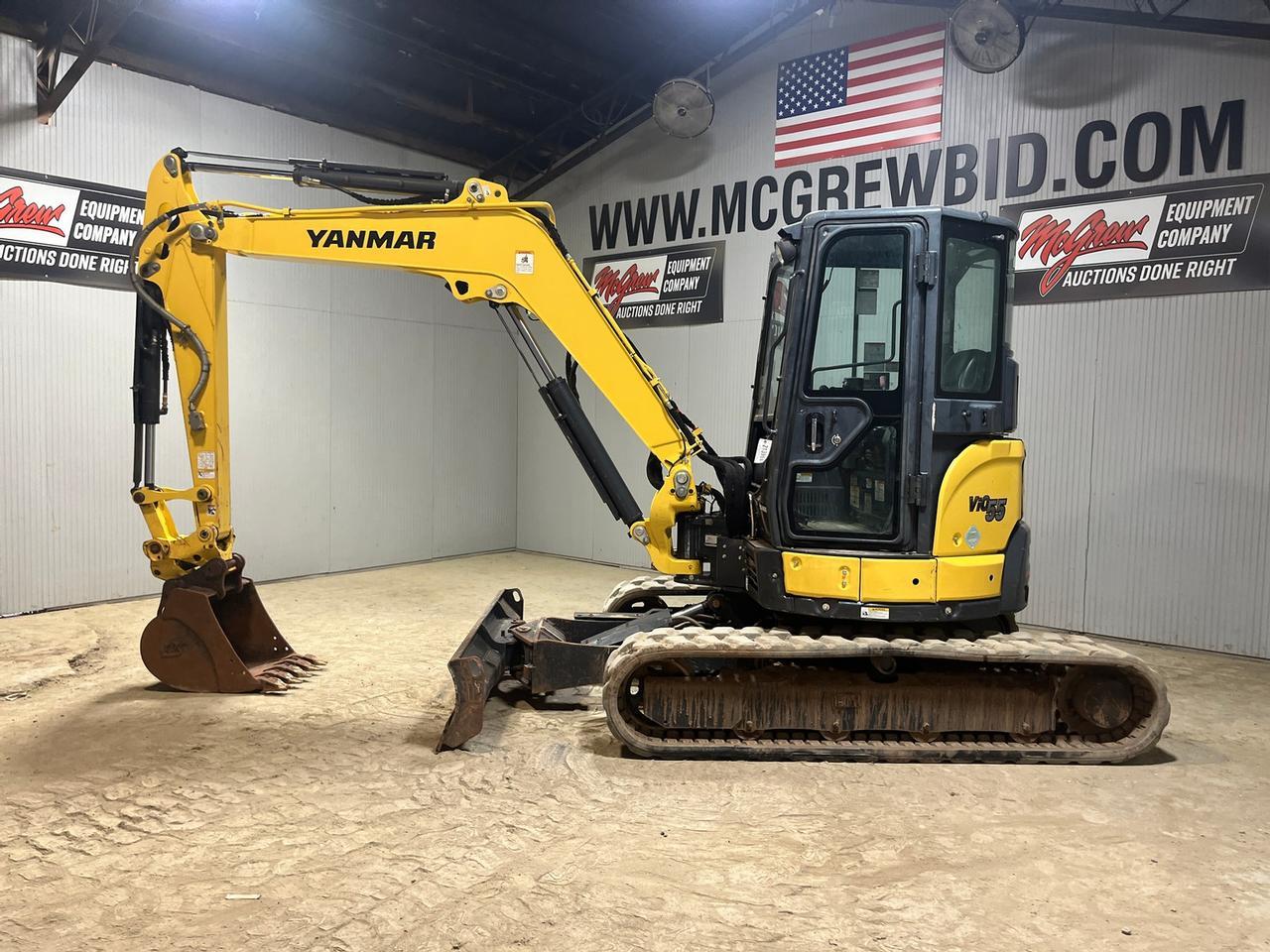 2017 Yanmar VIO55-6A Mini Excavator