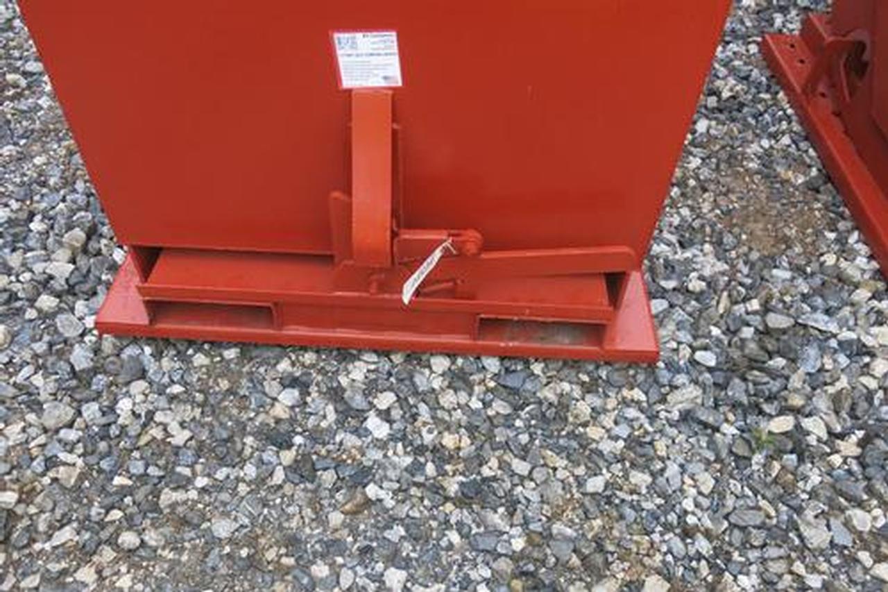 Kit Container 1.5 Cubic Yard Stackable Self Dumping Hopper