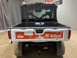 2018 Bobcat 3650 Utility Vehicle with Cab