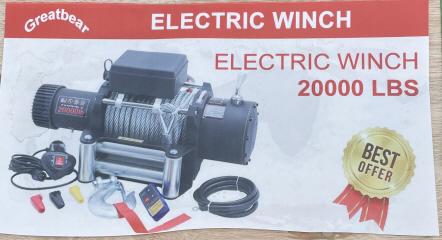 Greatbear 20000 LBS Electric Winch NIB