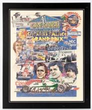 Ron Burton Caesars Palace F1 Grand Prix Print