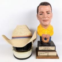 Bobby Unser's Texas Crash Helmet Award
