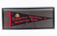 1950's Springfield Roamer MC Club Framed Pennant