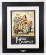 Harley-Davidson Archive "Two-Cam Twin" Art Print