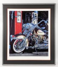 Scott Jacobs Harley-Davidson "Pumping Iron" Print