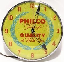 Vintage Philco Advertising Neon-Ray Clock