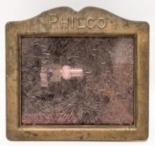 Vintage Philco Lighted Advertising Sign