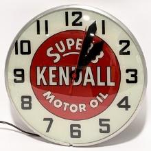 Vintage Kendall Motor Oil Advertising Clock