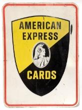 DST American Express Cards Advertising Sign