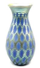 L.C. Tiffany Favrile Style Iridescent Glass Vase