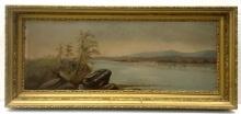 19th Century Hudson River School Artist Painting