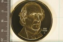 24KT GOLD ELECTORPLATED 1.3 TROY OZ. PF STERLING