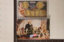 2008 US PRESIDENTIAL DOLLAR 4 COIN PF SET WITH BOX