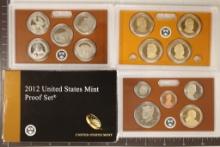 2012 US PROOF SET (WITH BOX) 14 PIECES