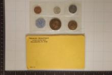 1964 US SILVER PROOF SET (WITH ENVELOPE) TONED