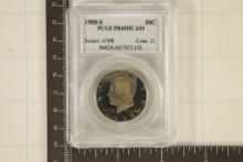 1988-S KENNEDY HALF DOLLAR PCGS PR69 DCAM