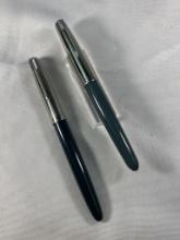 PAIR OF FOUNTAIN PENS-PARKER 51 & AN ASIAN "HERO"