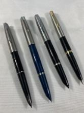 FOUR FOUNTAIN PENS