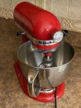 RED!!!! KITCHEN AID TILT HEAD MIXER