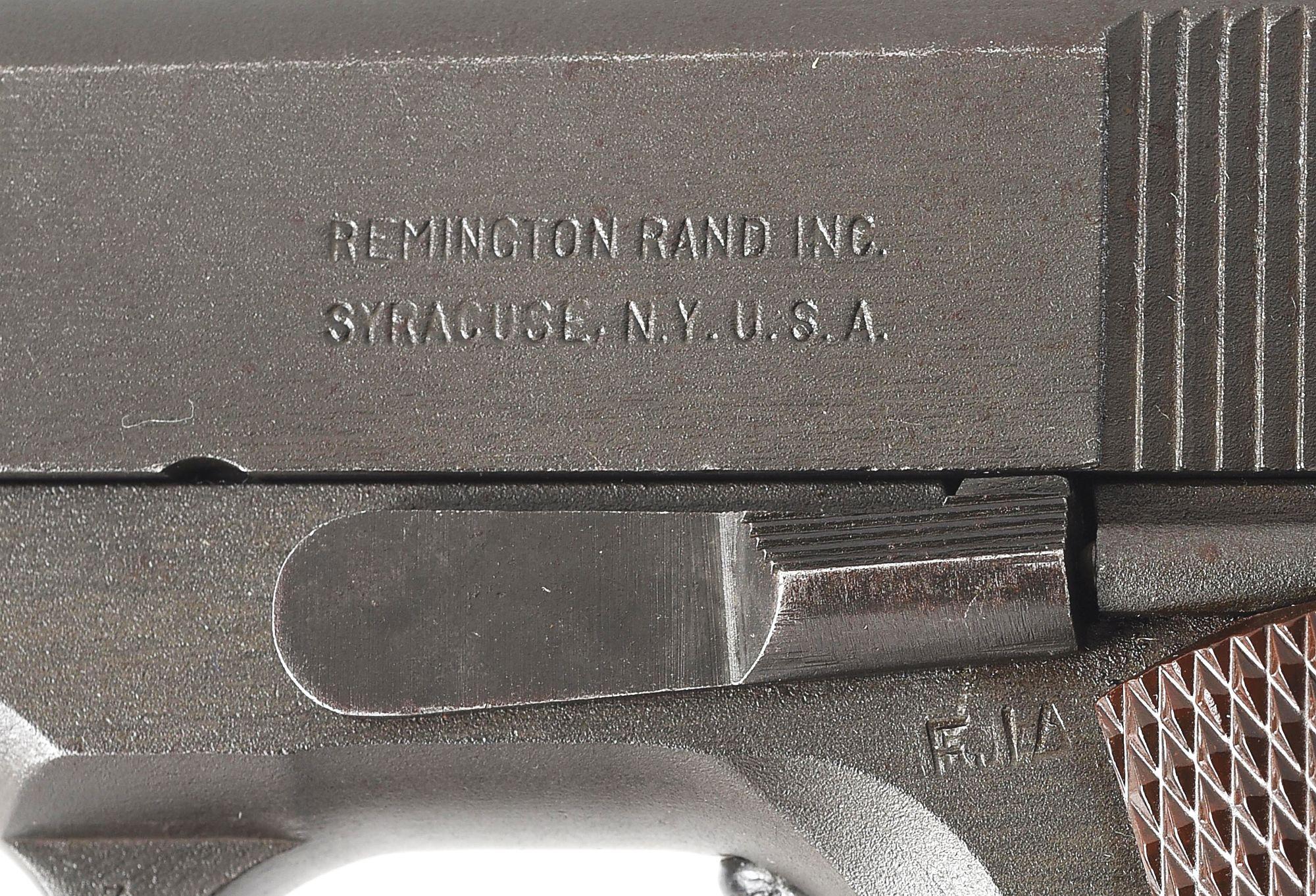 (C) REMINGTON RAND M1911A1 .45 ACP SEMI-AUTOMATIC PISTOL.
