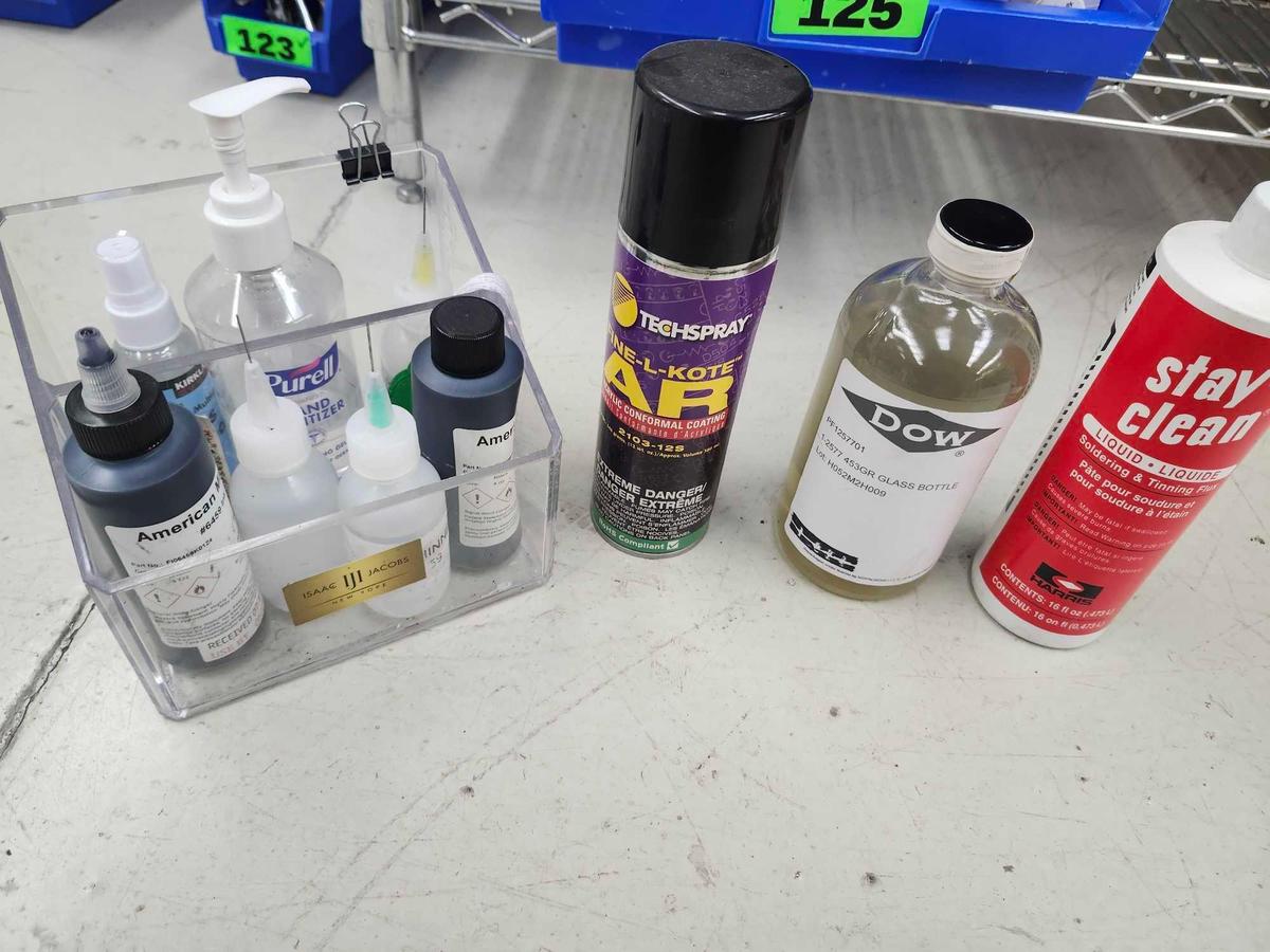 Lot of Assorted Solder Chemicals