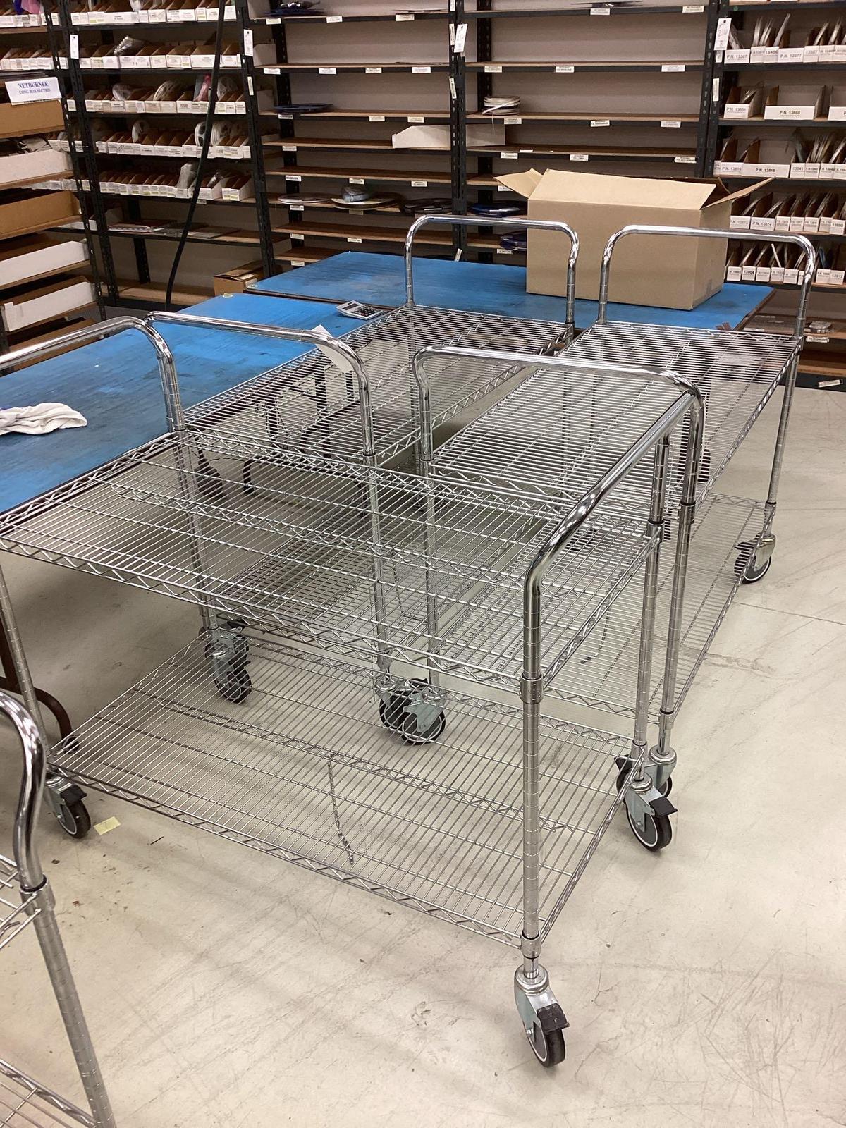 (3) Rolling wire carts