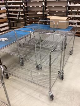 (3) Rolling wire carts