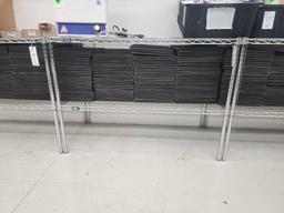 (5) 4ft. Wire racking*RACKS ONLY*