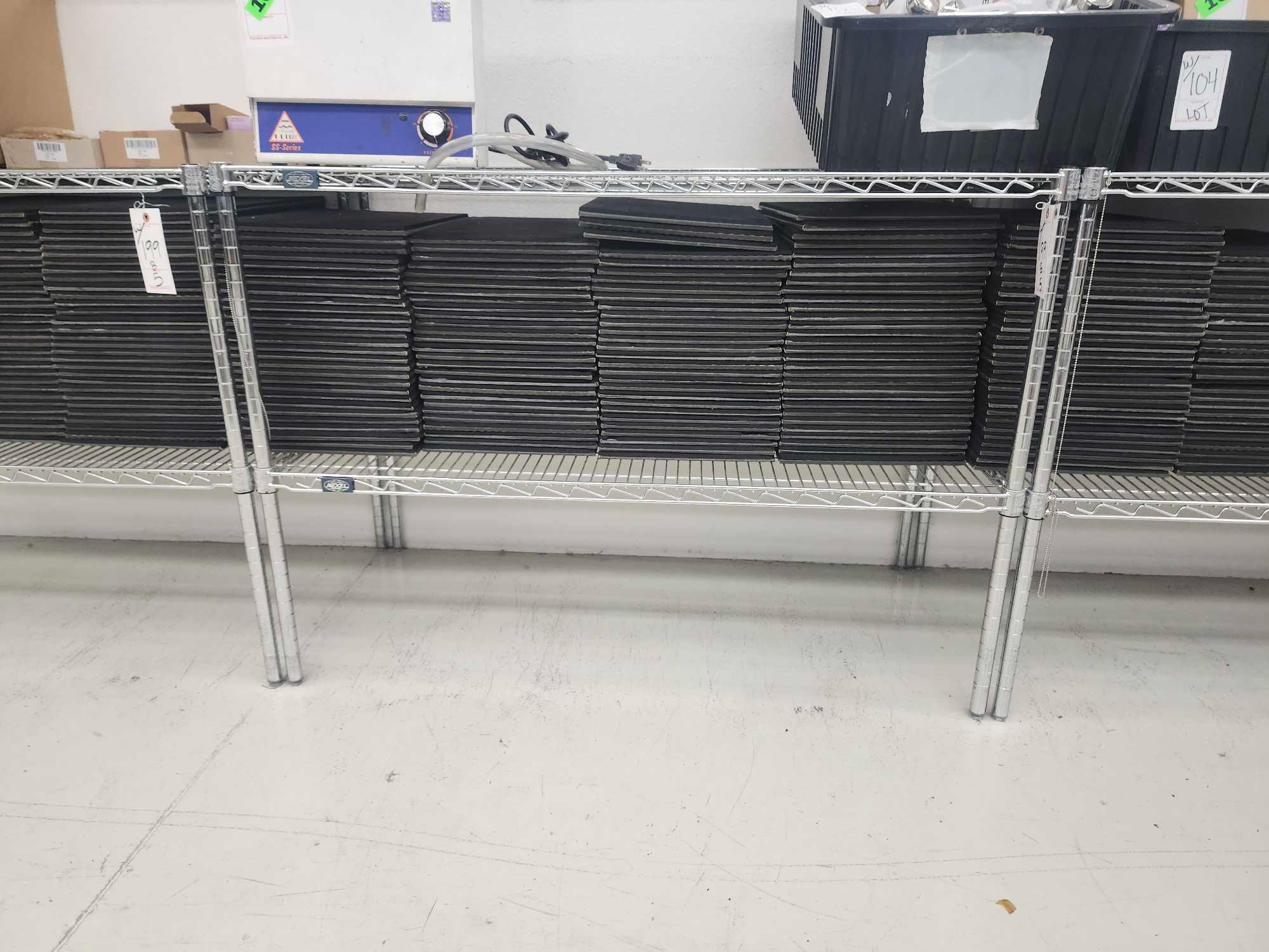 (5) 4ft. Wire racking*RACKS ONLY*