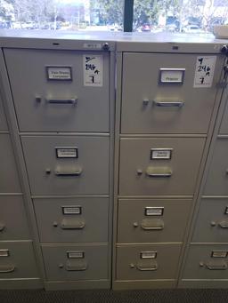 (7) Vertical File Cabinets