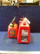 Lot of (2) Gas Cans
