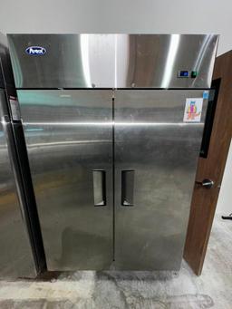 2-Door Reach In Refrigerator