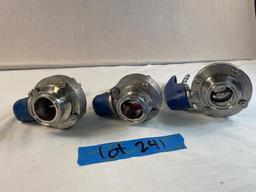 1.5" Butterfly Valves Quantity 3