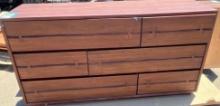 6 Wood Drawer Dresser