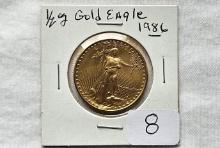 1986 1/2 oz Gold Eagle BU