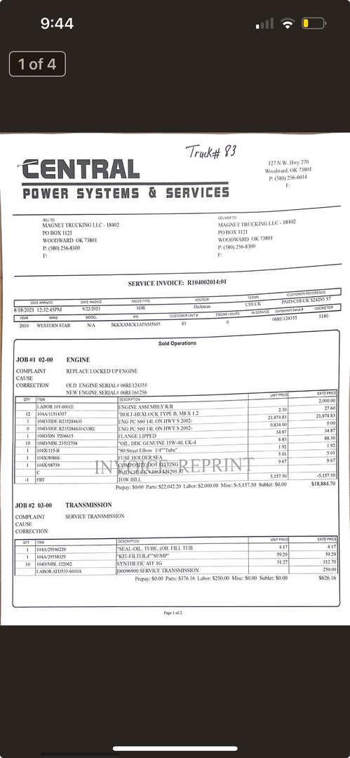 2010 WESTERN STAR 4900EX MID ROOF SLEEPER TRI-DRIVE WINCH TRK