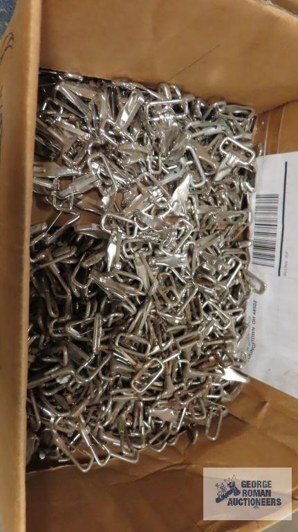 Lot of o-rings, d-rings, curtain hooks and etc
