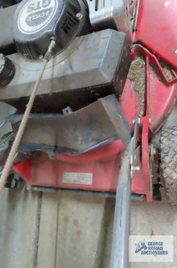 Toro 2 cycle GTS self-propelled push mower. missing cover