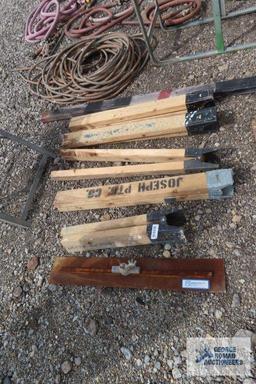 Lot of sawhorse...bases and etc