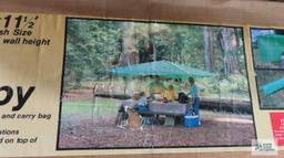 Northwest Territory dining canopy, 11.5 ft by 11.5 ft