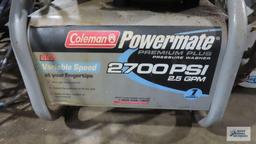 Coleman Powermate Premium Plus 2700 psi pressure washer. No wand, only hoses included