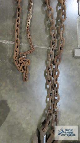 Chain with hooks and smaller chains