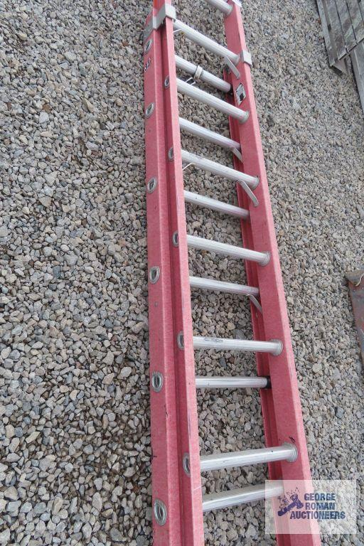Fiberglass 32 ft extension ladder