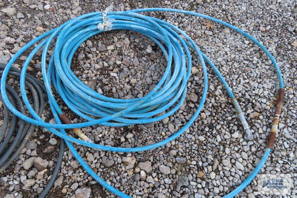 Lot of pneumatic hose and painting hose