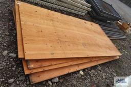 Lot of plywood